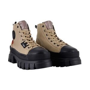 NIB Palladium Women’s Revolt Hi Tx in Olive/Black, Size 8